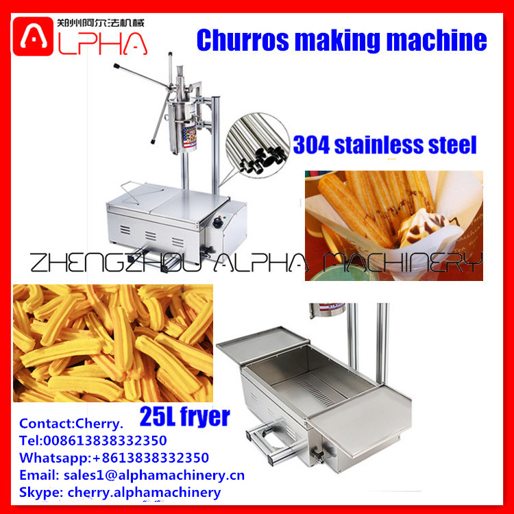 Reliable performance spain snack churros/Clients first choose churros machine price/churros cart