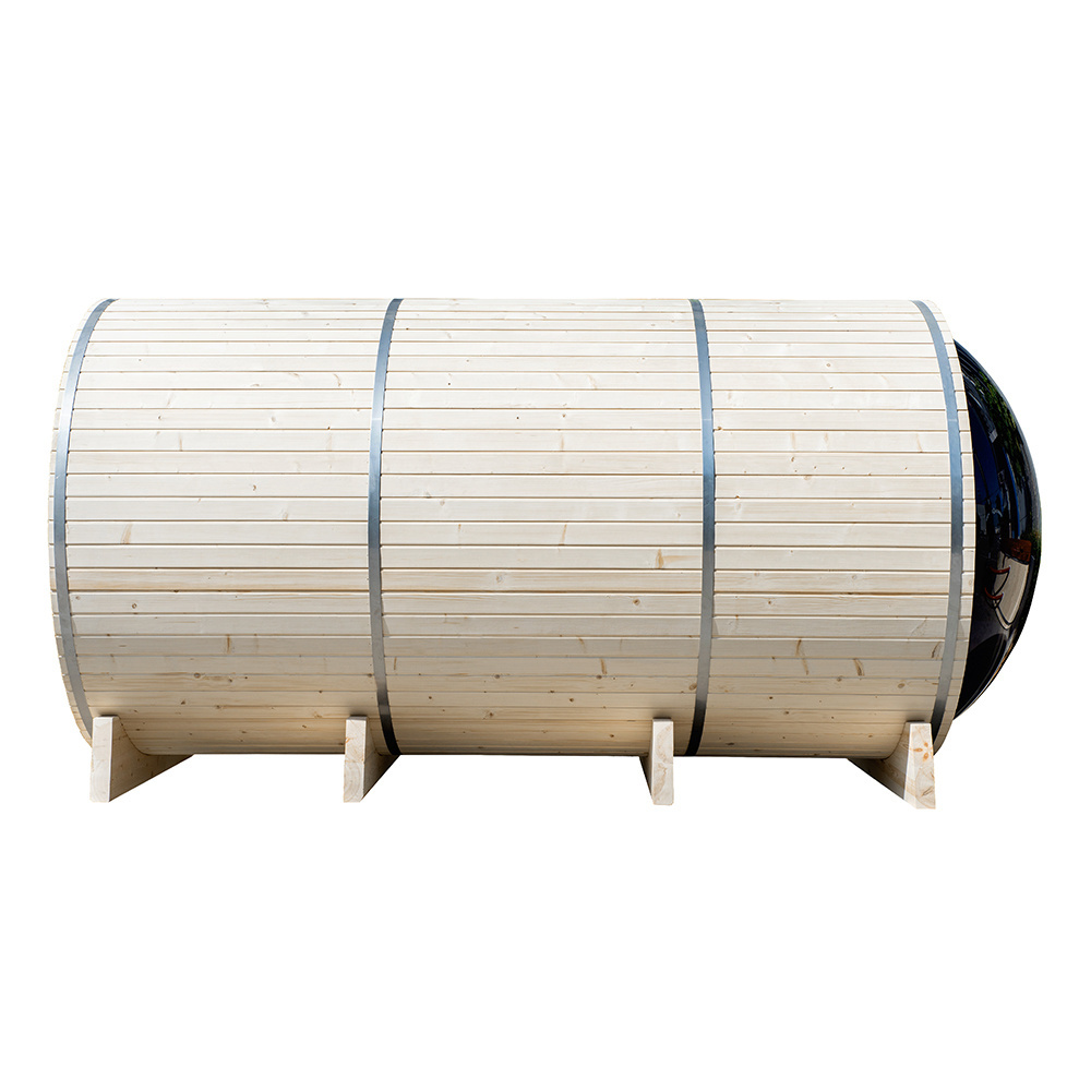 Barrel Sauna Room 4 Person Traditional Steam Wet Outdoor Yoga Used Sauna For 6 People For Sale