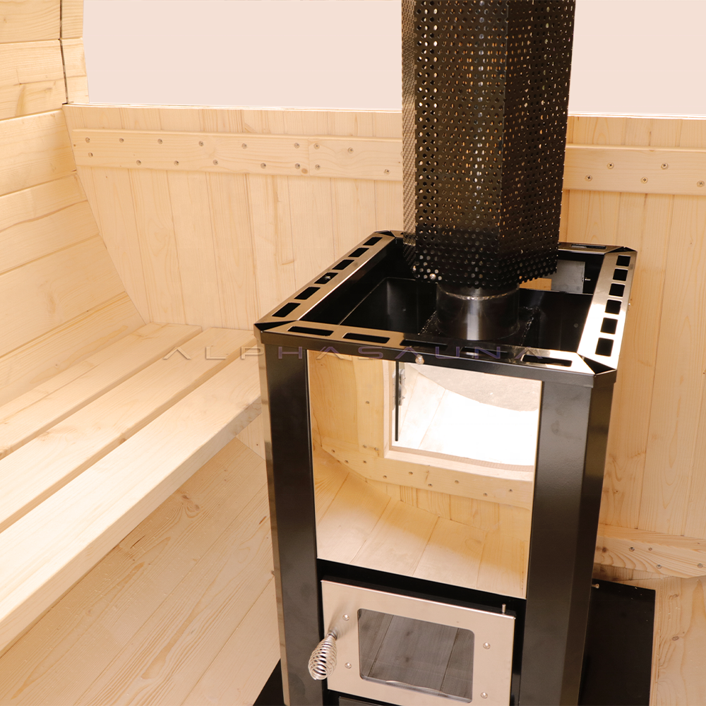 Alphasauna  sauna wood fired heater used for outdoor sauna room