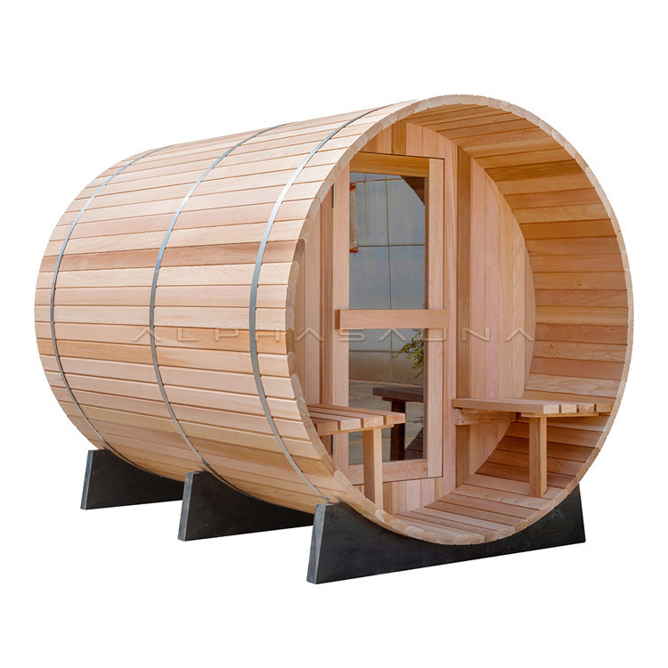 Red Cedar Outdoor Sauna Hut Room House Wooden Prefab House For Sale