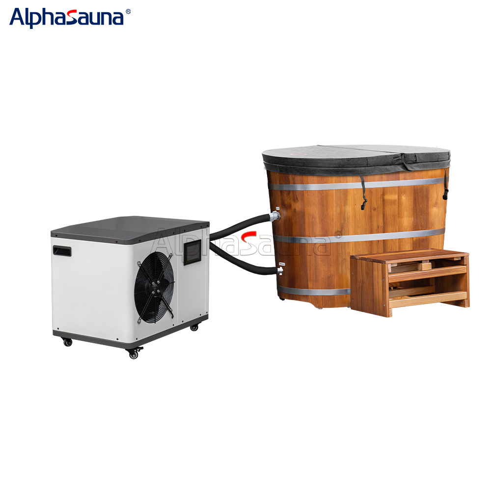 The Barrel Cold Plunge Tub Ice Bath Machine With Chiller System