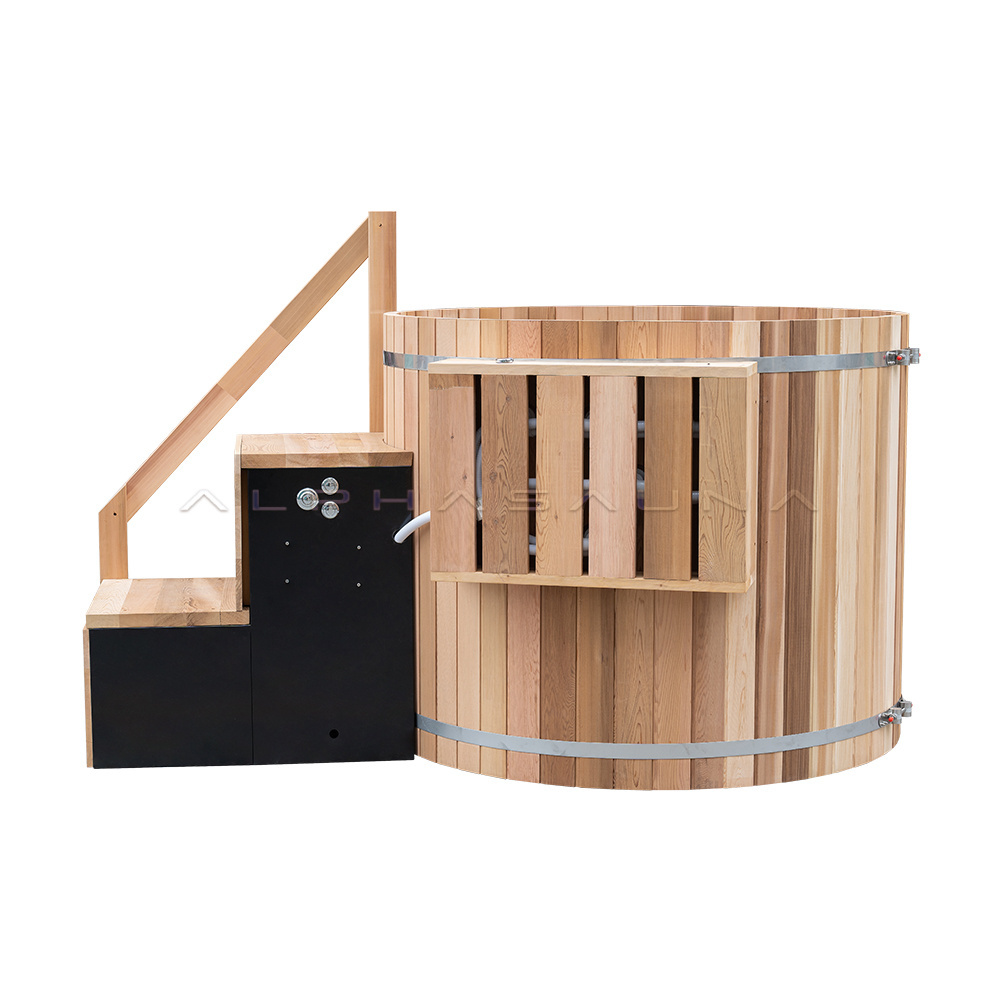 Hot Water Outdoor Tub Material Wood Portable 2 Person Outdoor Hot Tub Massage Jet Cheaper Price