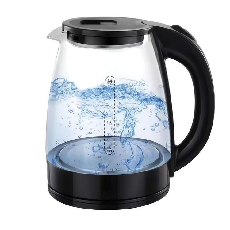 1.8L 1200W  household portable bpa-free glass electric kettles