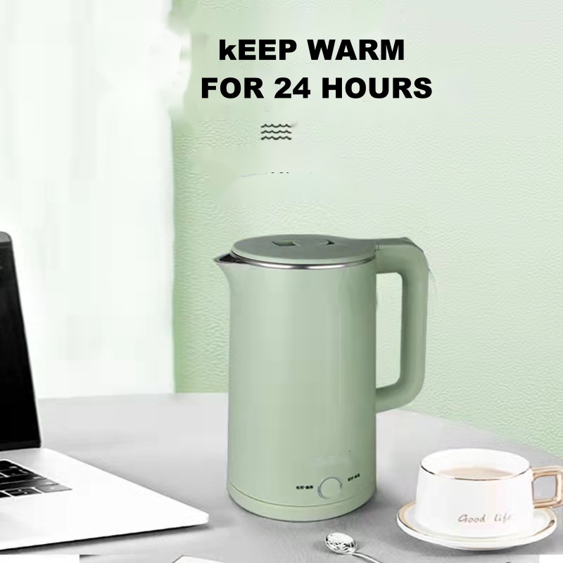 2.3 Liter 1500W Green  electric kettle for household