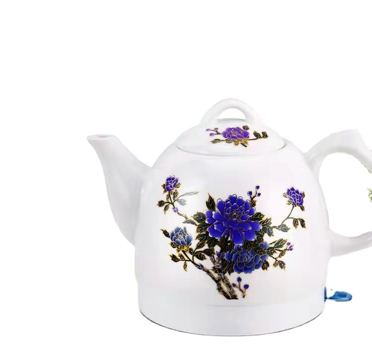 1L color changing flower Jingdezhen household tea automatic power off gift ceramic electric kettle