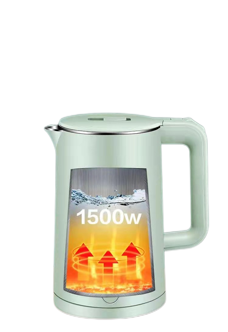 2.3 Liter 1500W Green  electric kettle for household