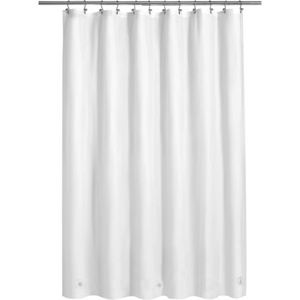 White PEVA 10G hotel Shower Curtain Liner 72" W x 72" H Heavy Duty eco friendly shower curtain