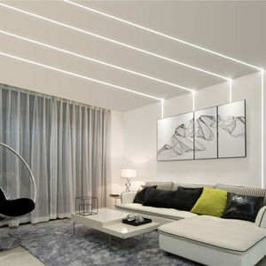 For Ceiling Edge Mount Gypsum Plaster Strips Aluminium Extruded Empotrado Led Profiles Drywall Light Channel Gypsum