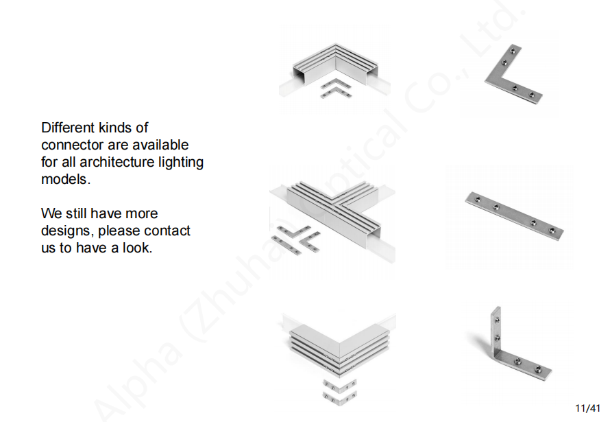 Architectural Led Aluminum Profile Led Linear Profile Led Channel Profile For Led Linear Light Fixtures