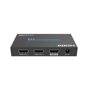 1x2 HDMI 2.0b Splitter 1 in 2 out Ultra HD 3D 4K@60Hz HDCP2.2 With EDID