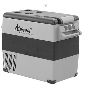 Alpicool CF45 Compressor Fridge DC 12v 24v Car Freezer  dual-zone Portable Refrigerator Electric Freezer Cooler car refrigerator