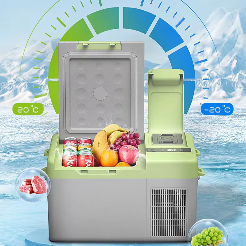 Alpicool Y9E mini fridge freezer portable compressor car fridge electric cooler camping RECHARGEABLE freezers Detachable battery