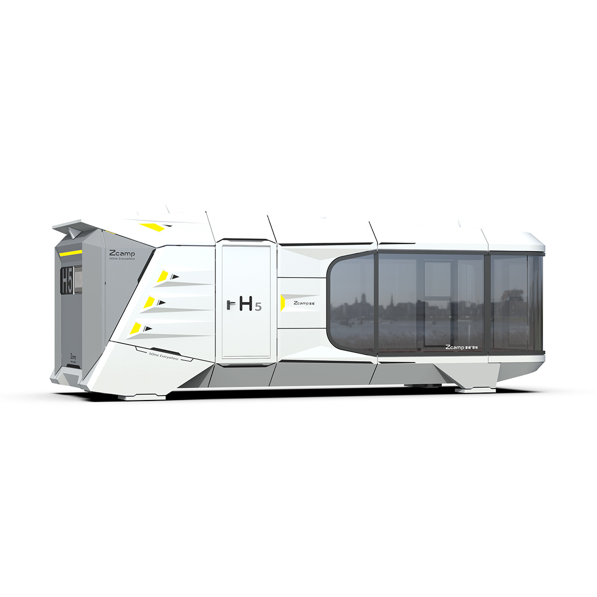 Zcamp H5 Factory Wholesale Sleep Office Pods Tiny House On Wheels Outdoor Bedroom Resort House Camping Cabin