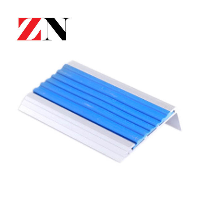 Rubber Stair Nosing Anodized Aluminum Floor Anti Slip Stair Nosing and anti-slip strip for Vinyl Floor