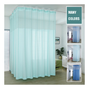 High quality Medical Used Hospital Cubicle Curtains Fabric With Mesh