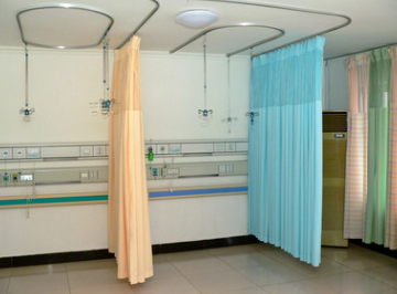 High quality Medical Used Hospital Cubicle Curtains Fabric With Mesh