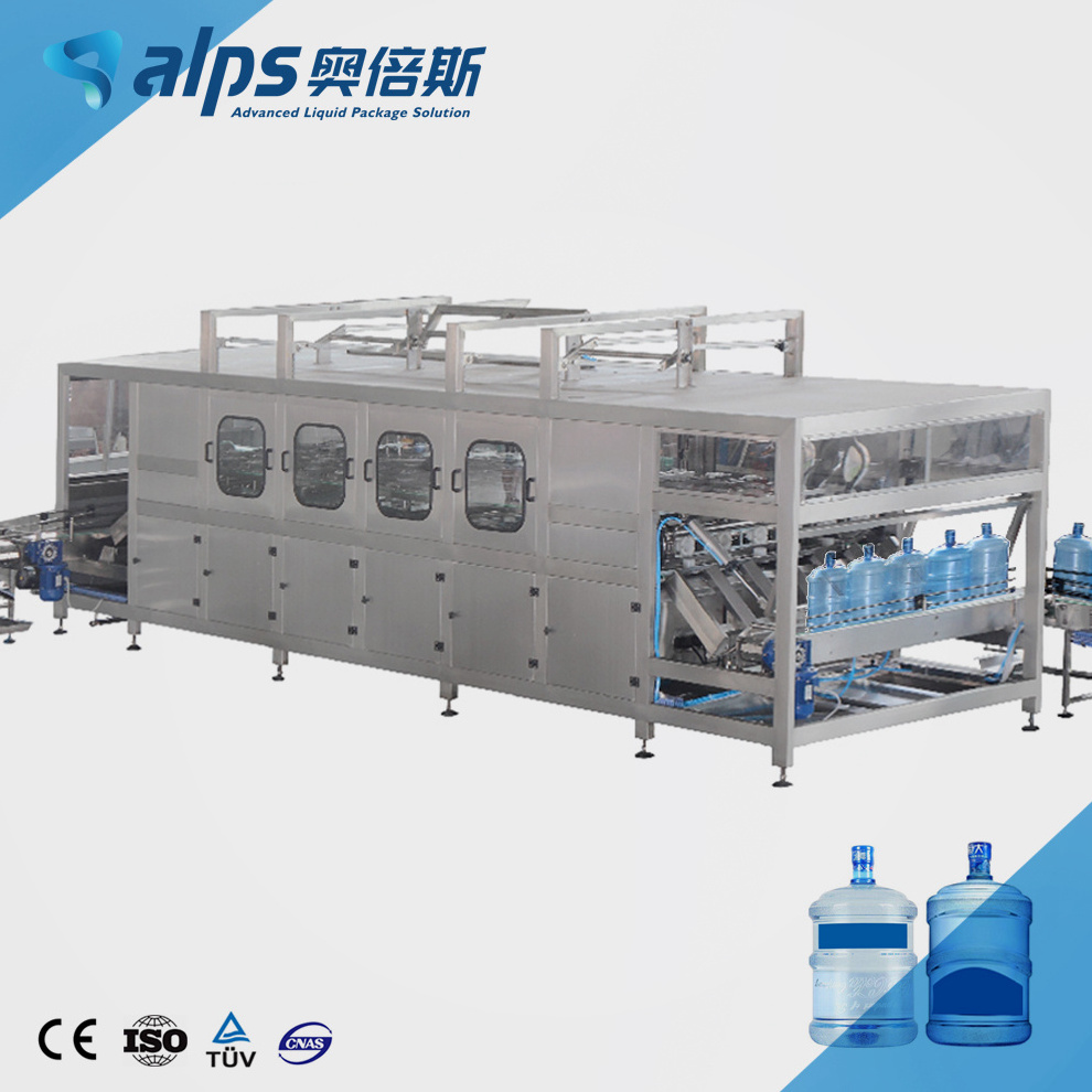 Automatic Big Barrel 10L 19L 20L Dispenser Bottled 5 Gallon Drinking Water Plant Line Rinsing Filling Capping Machine