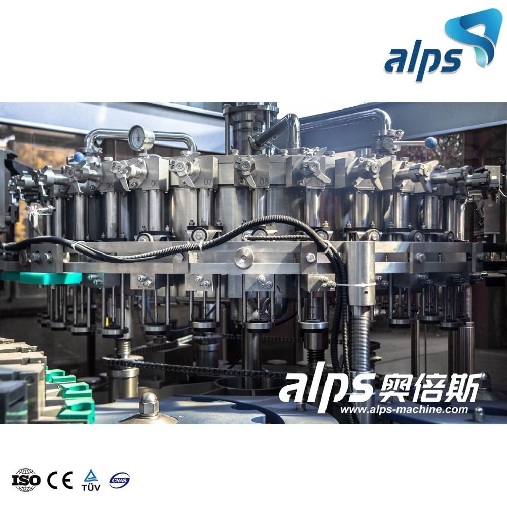 ALPS Automatic Beverage Drinking Water Beer Bottles Filling Packaging Making Machine