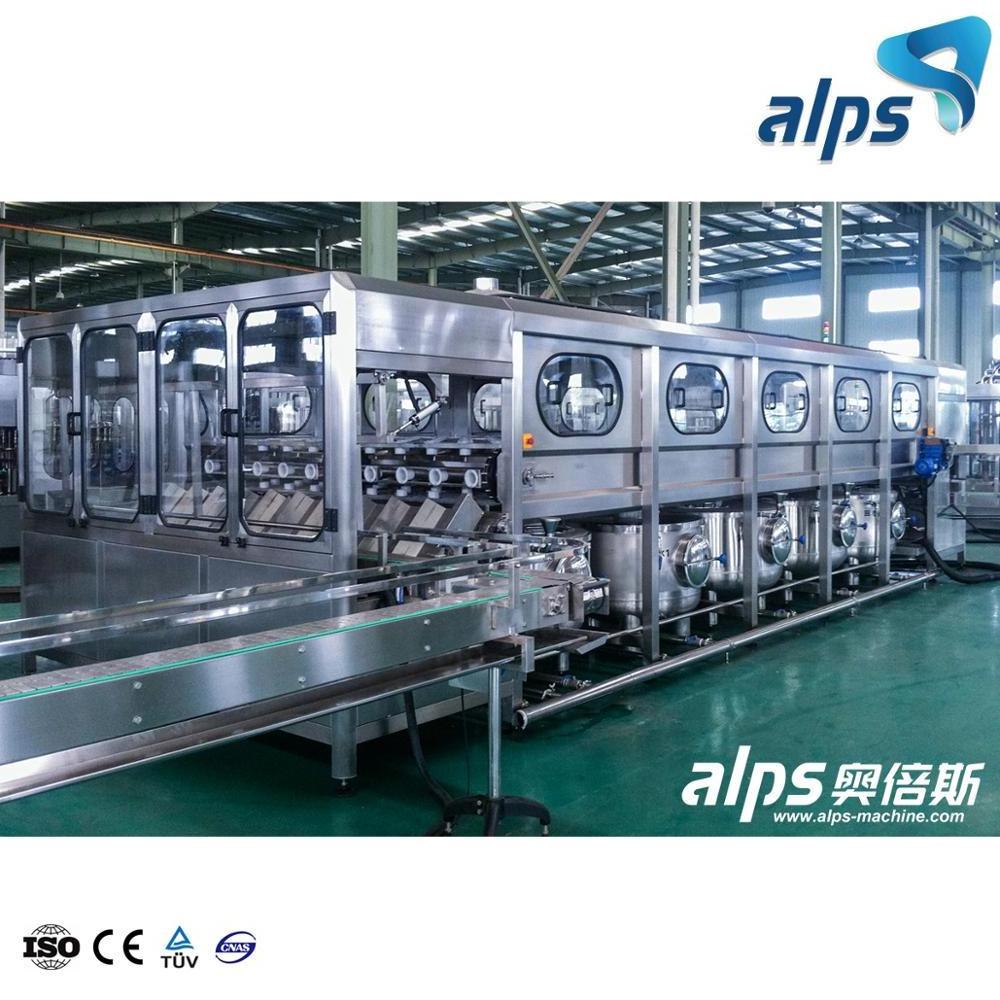 Automatic Big Barrel 10L 19L 20L Dispenser Bottled 5 Gallon Drinking Water Plant Line Rinsing Filling Capping Machine