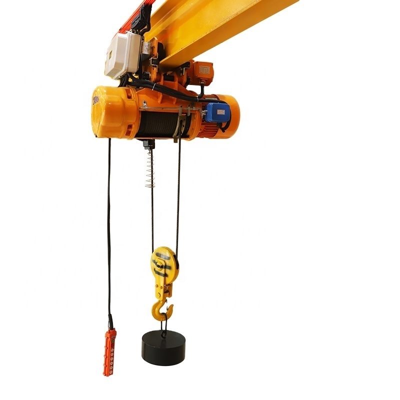 wireless remote control electric rope pulley hoist 5 ton with trolleys