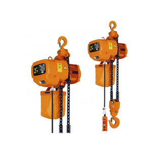 HHBB fixed type 3T Single Chain type electric chain hoist with hook