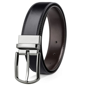 Automatic Autolock Buckle Genuine  Leather Reversible  Belts