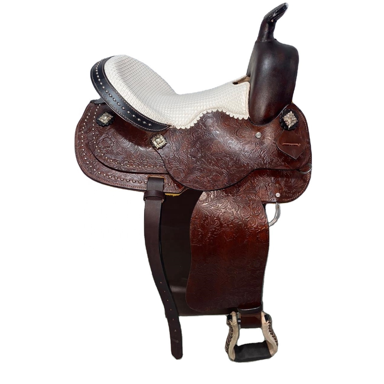 100% Handmade Western Saddle For Horse Riding Wholesale Price Genuine Leather Horse Western Saddle In Bulk