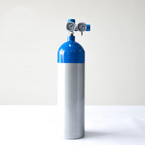 Factory price high quality aluminum alloy 48 cubic feet oxygen gas cylinder for hospital