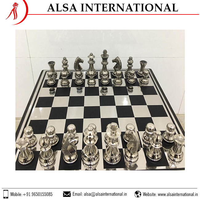 Top Selling Chess Board Custom Classic Metal Players Board For Professional Players Buy At Lowest Price