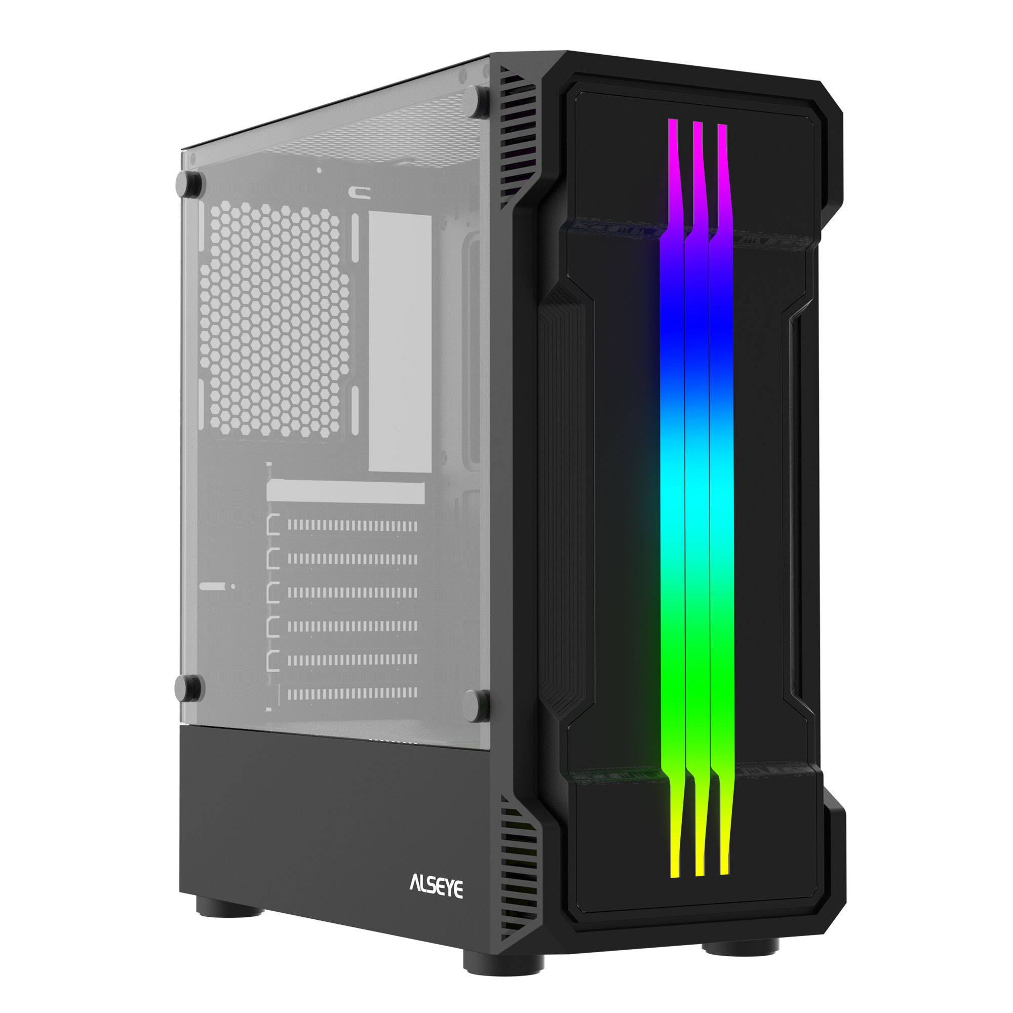 ALSEYE Gamer Case cpu cabinet Computer Casing Gaming Pc Support Custom Logo Computer cases&towers