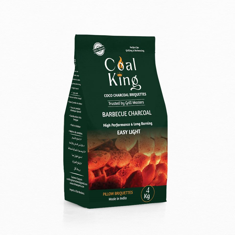 Coal King Superior Quality Coco Charcoal Briquettes Burns 3 Times More Hotter & Longer Compared To Lump wood Charcoal Australia