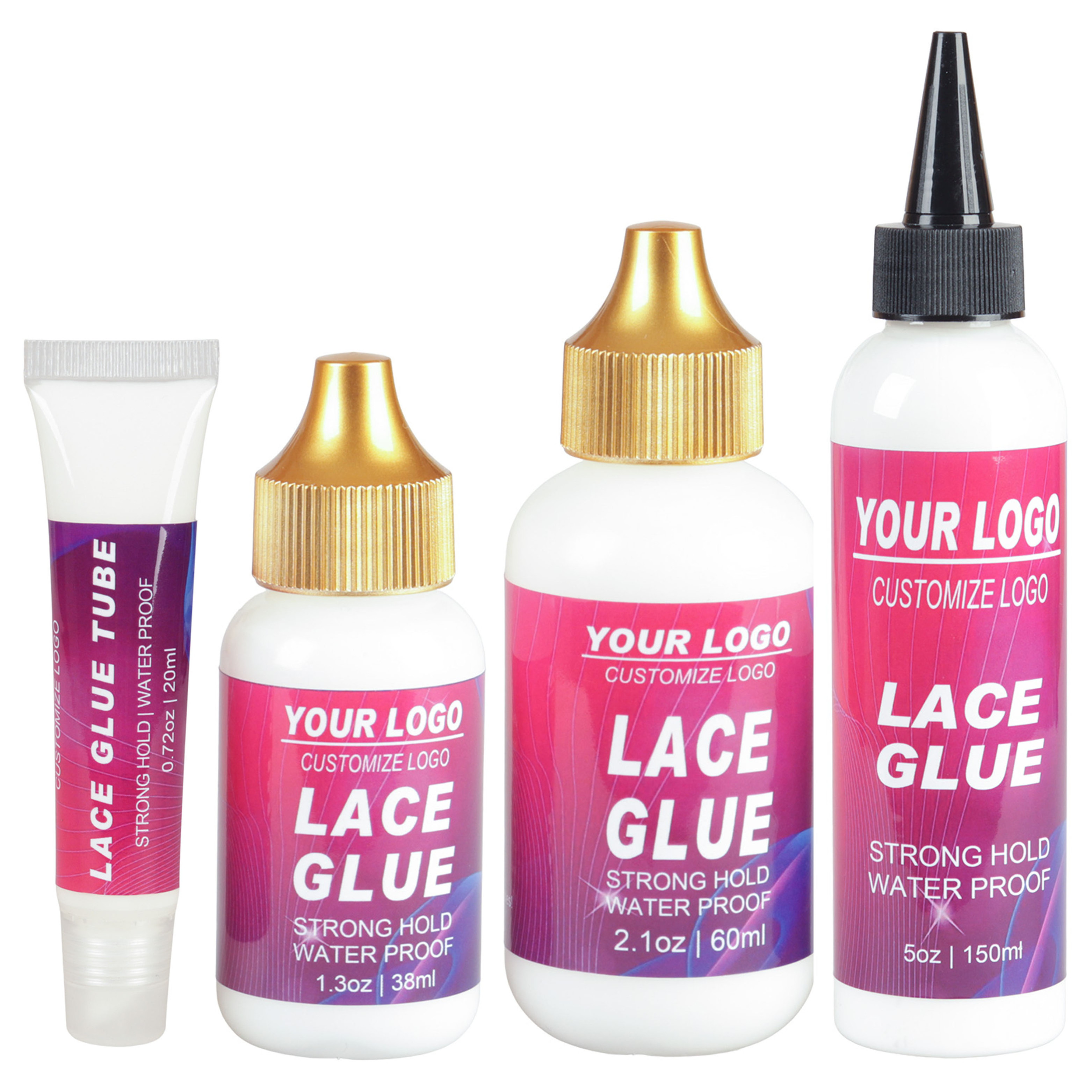 Long Lasting Lace Glue Super Waterproof Invisible Wig Adhesive Lace Remover