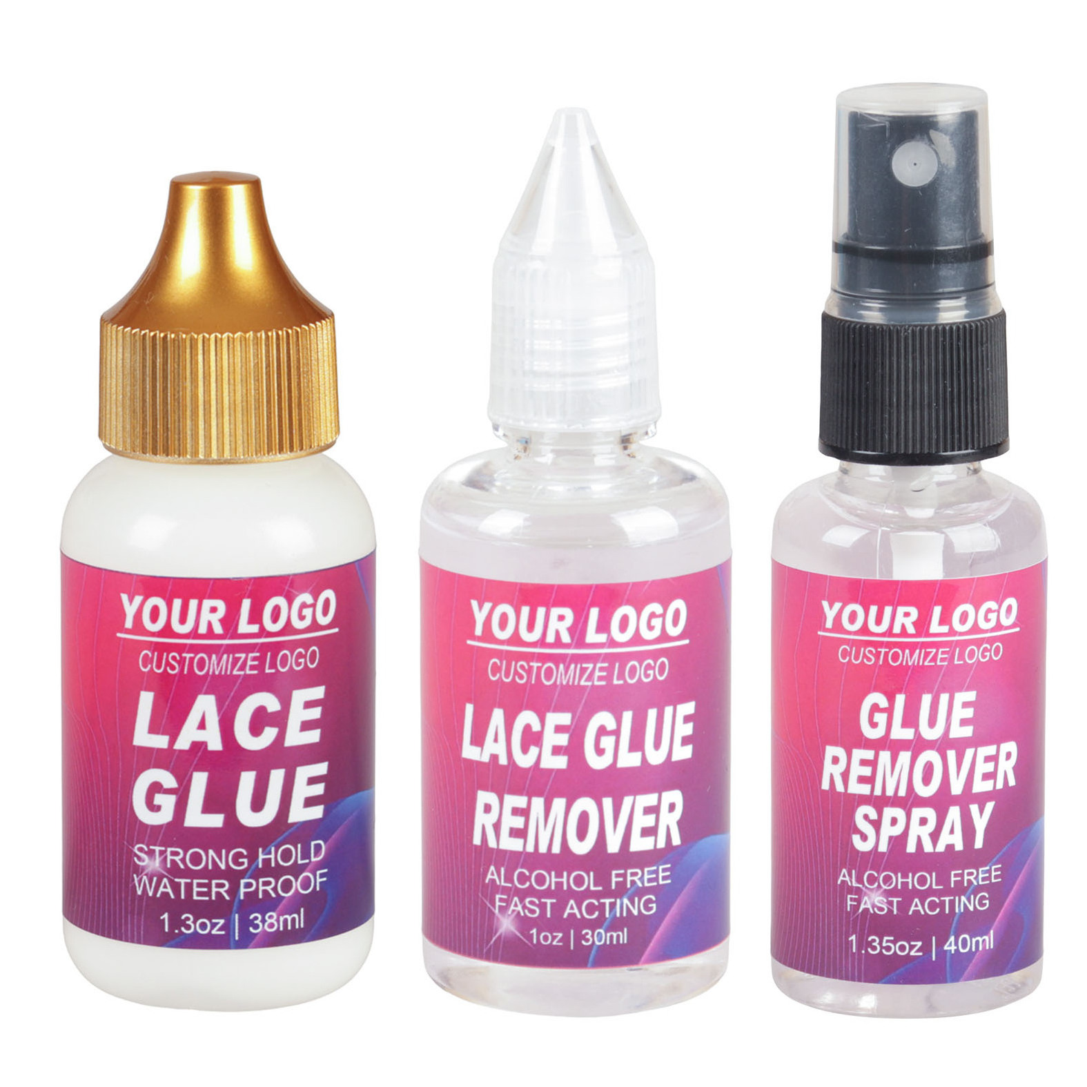 Long Lasting Lace Glue Super Waterproof Invisible Wig Adhesive Lace Remover