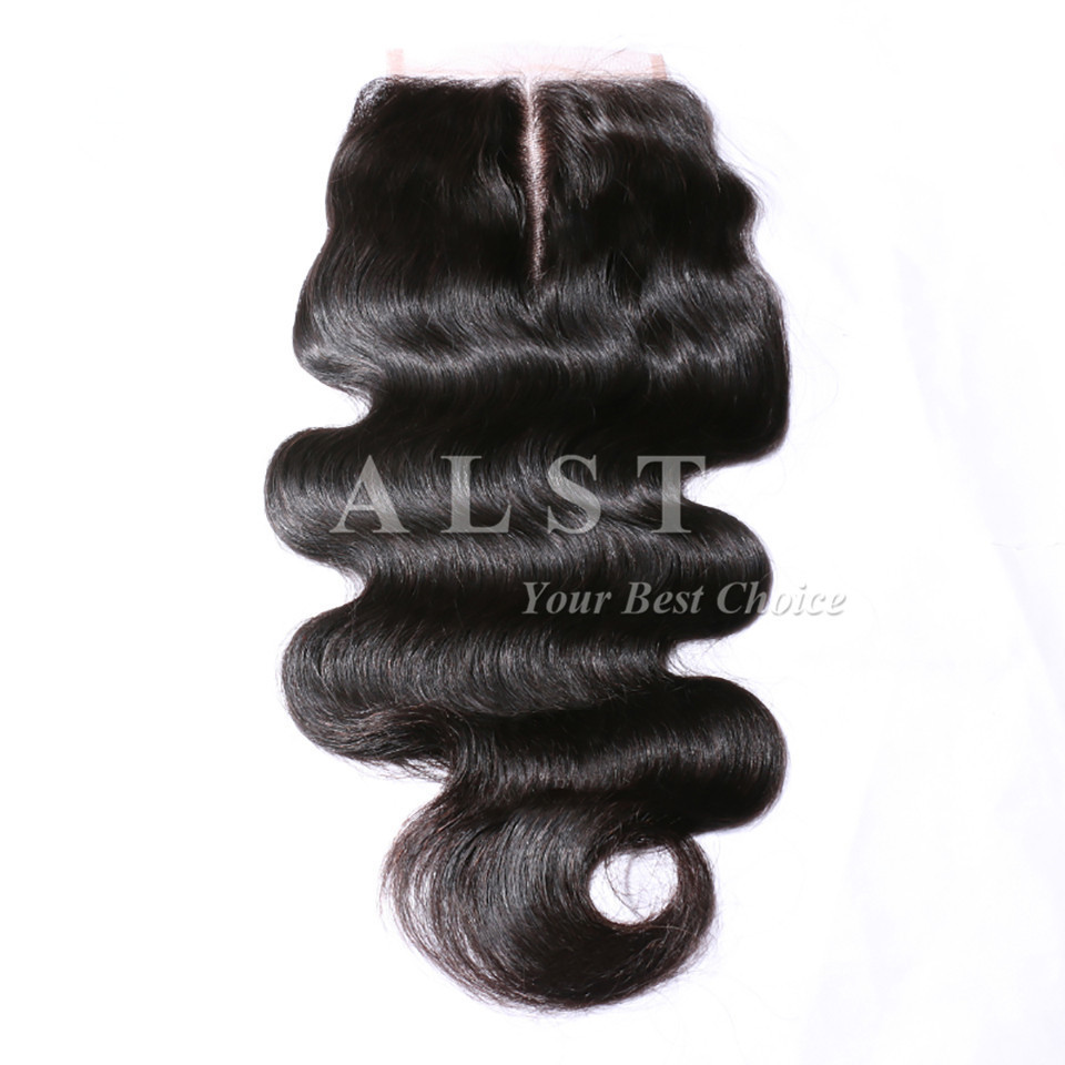 Wholesale Cheap Virgin Brazilian Human Hair Piece Swiss Free Parting Lace Closure With Baby Hair