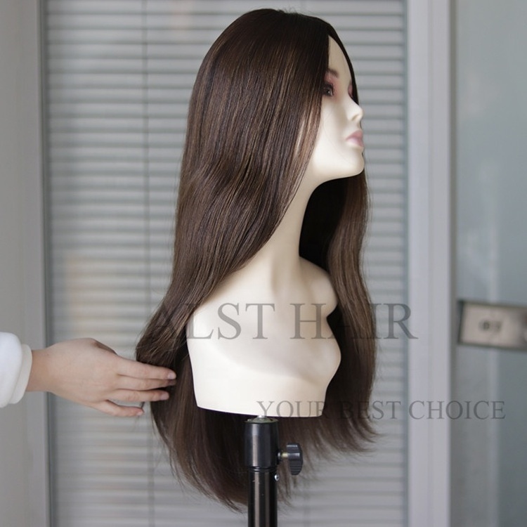 Fast Shipping best quality virgin brazilian human hair jewish wig