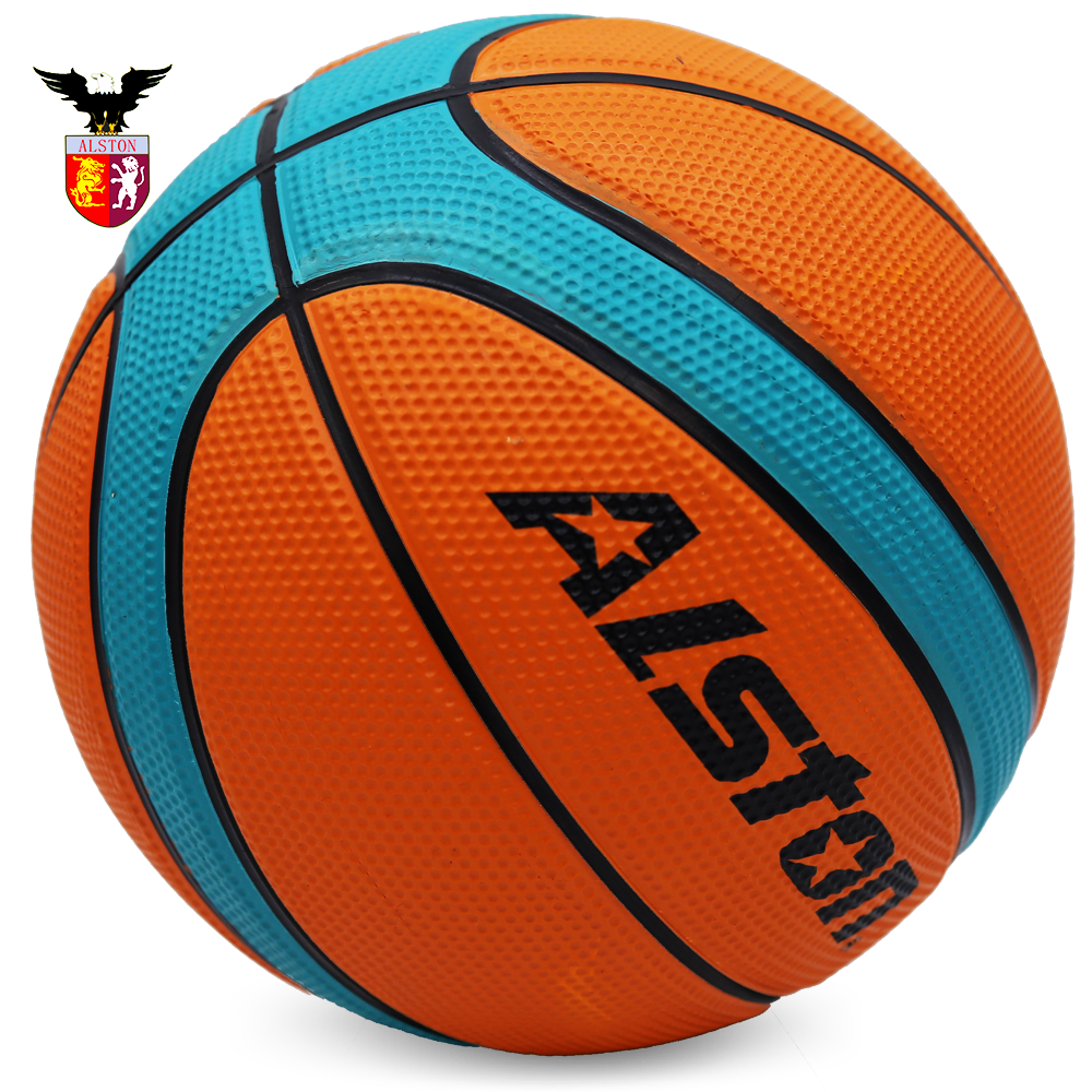 12 panels cheap rubber custom rubber basketballs children's games