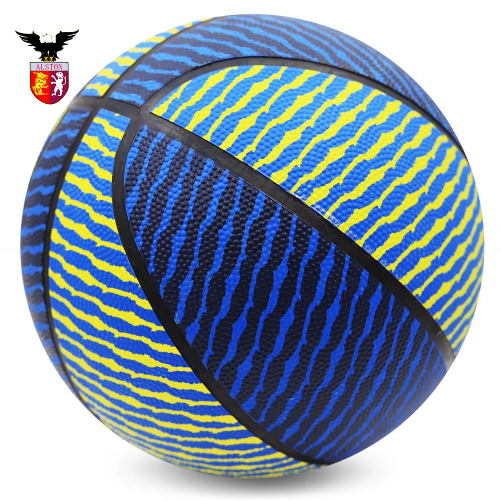 12 panels cheap rubber custom rubber basketballs children's games