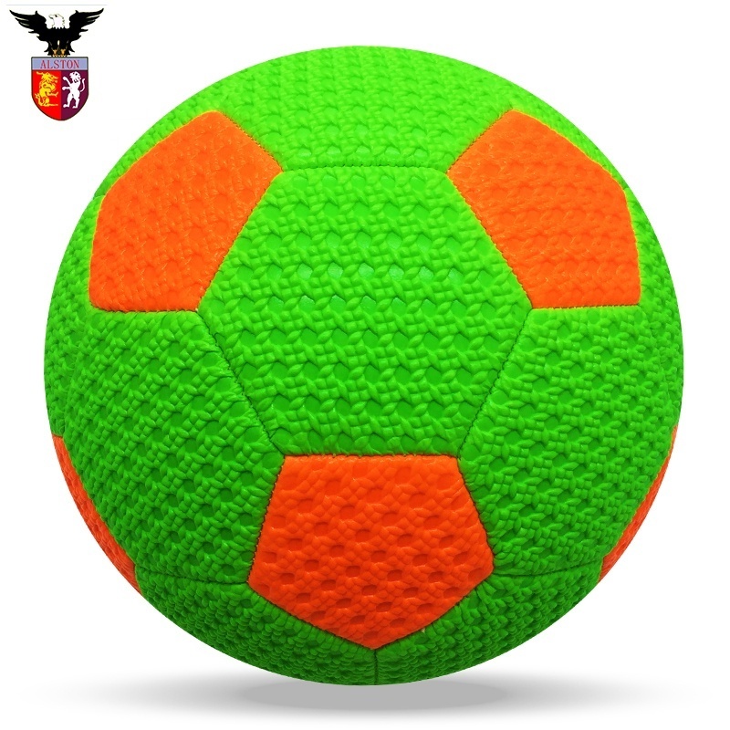 New Embossed PVC Foam Beach Soccer Ball Custom Futsal Ball Grain PVC Soccer Ball