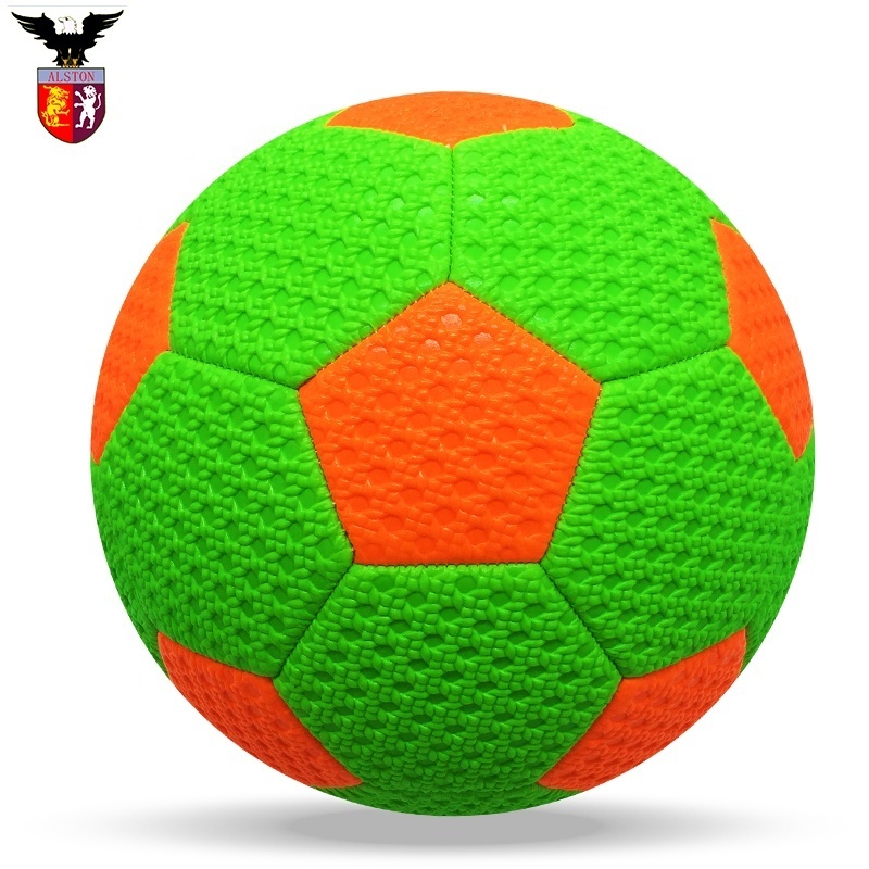 New Embossed PVC Foam Beach Soccer Ball Custom Futsal Ball Grain PVC Soccer Ball