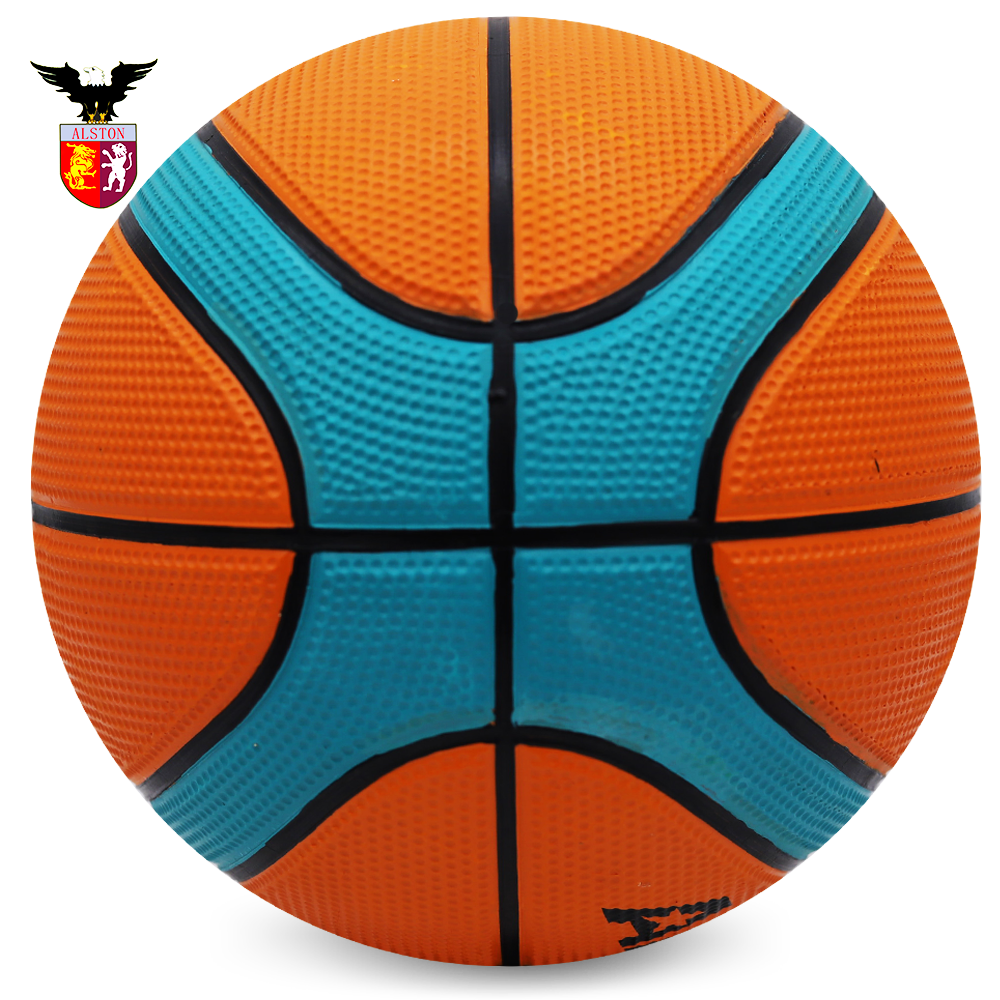 12 panels cheap rubber custom indoor outdoor basketball