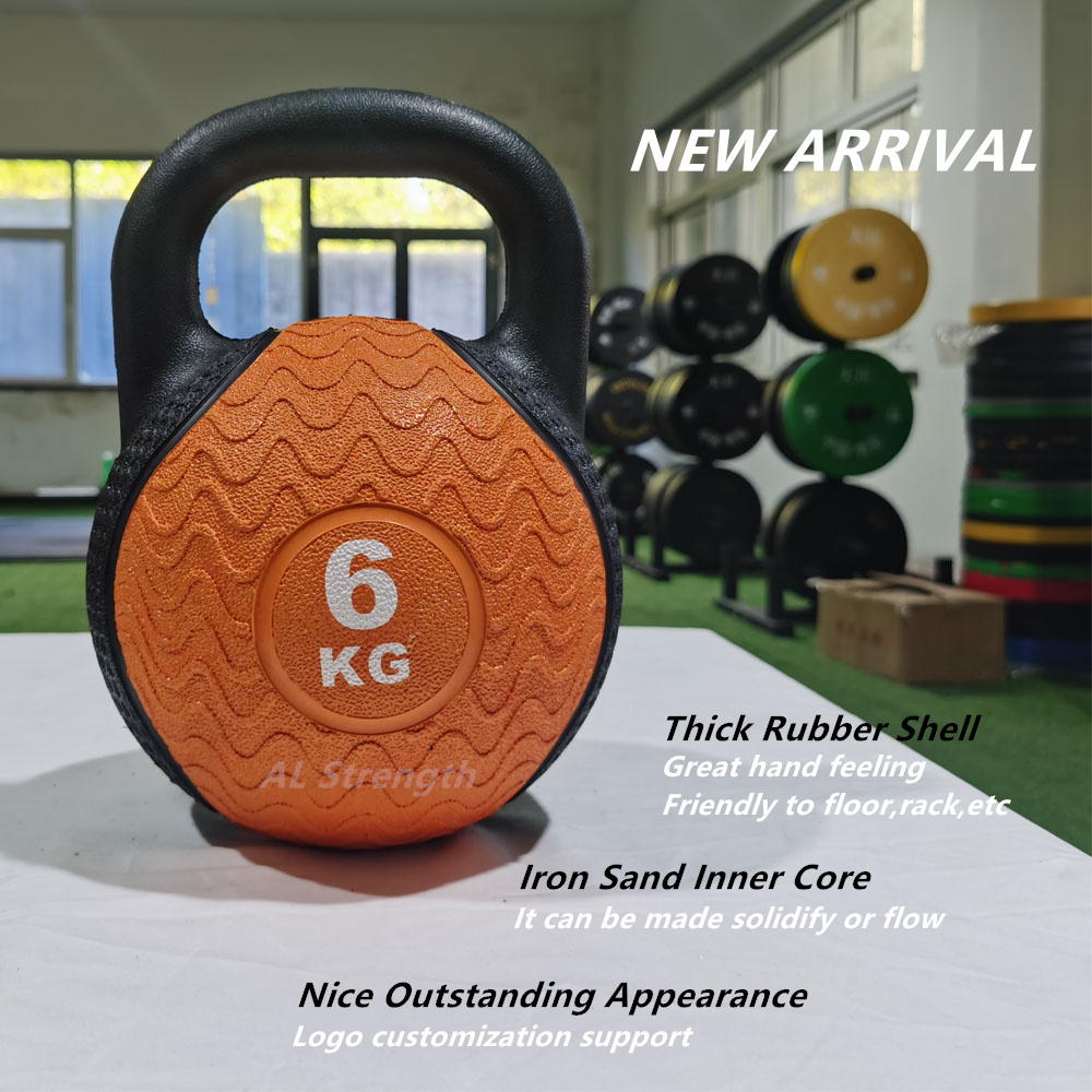 New Arrival Gym Equipment Dumbbell Fitness Custom Made Soft Rubber Sand Kettlebells