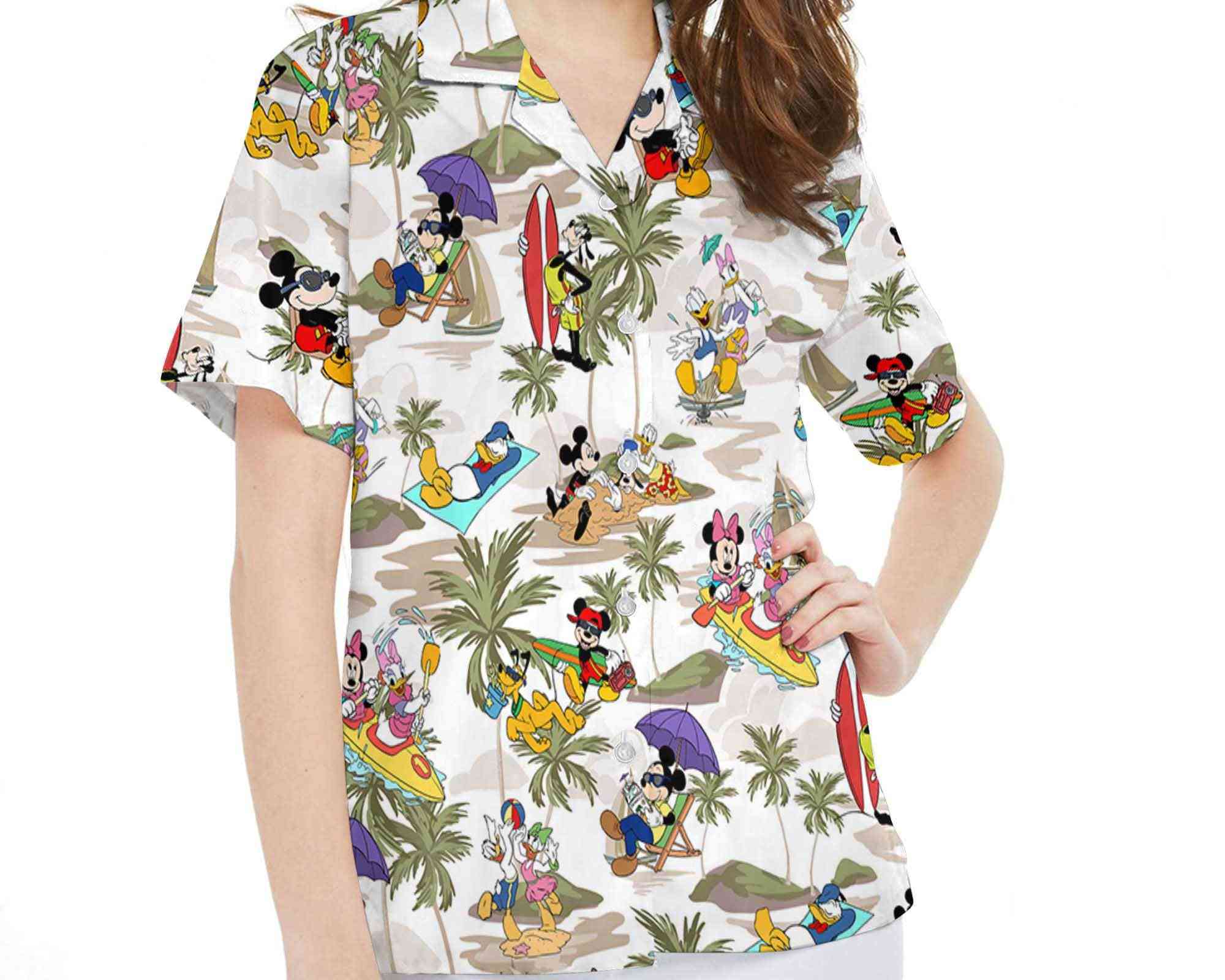 Unisex 2024 Summer Beach custom Printed Short Sleeve  shirt Button Down quick dry breathable Hawaiian shirts