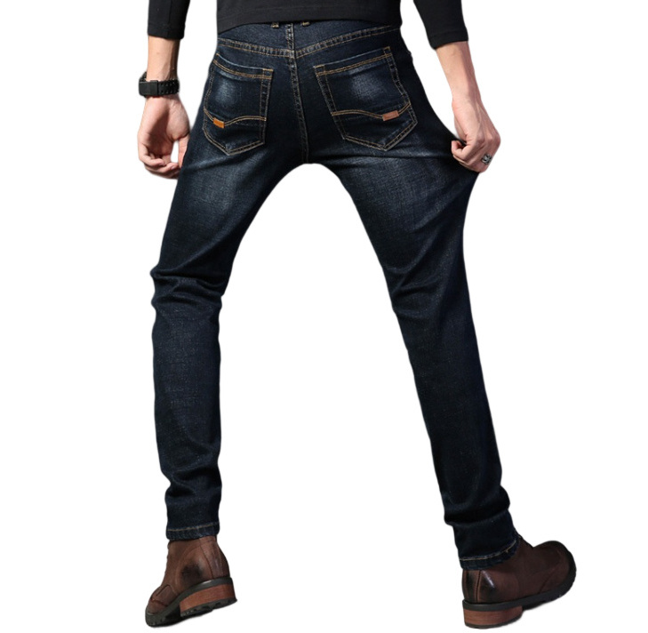 Fashion Jeans For Men Wholesale Jean Pants Slim Fit Men Designer Stretch Denim Blue And Black Jeans Men