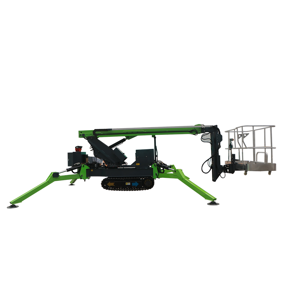 Small Electric Self Propelled Boom Lift Hydraulic Articulating Manlift Telescopic Cherry Picker