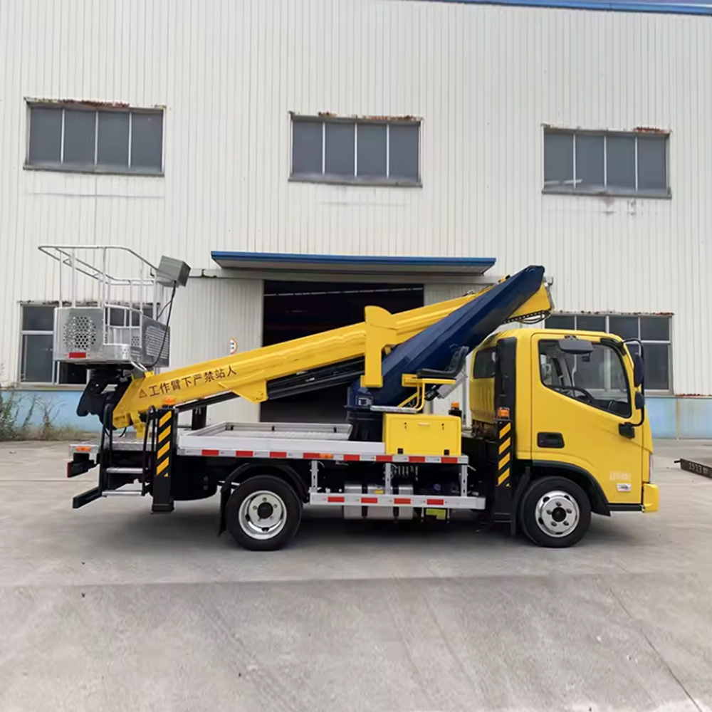 mobile Hydraulic truck mounted telescopic boom lift aerial work platform