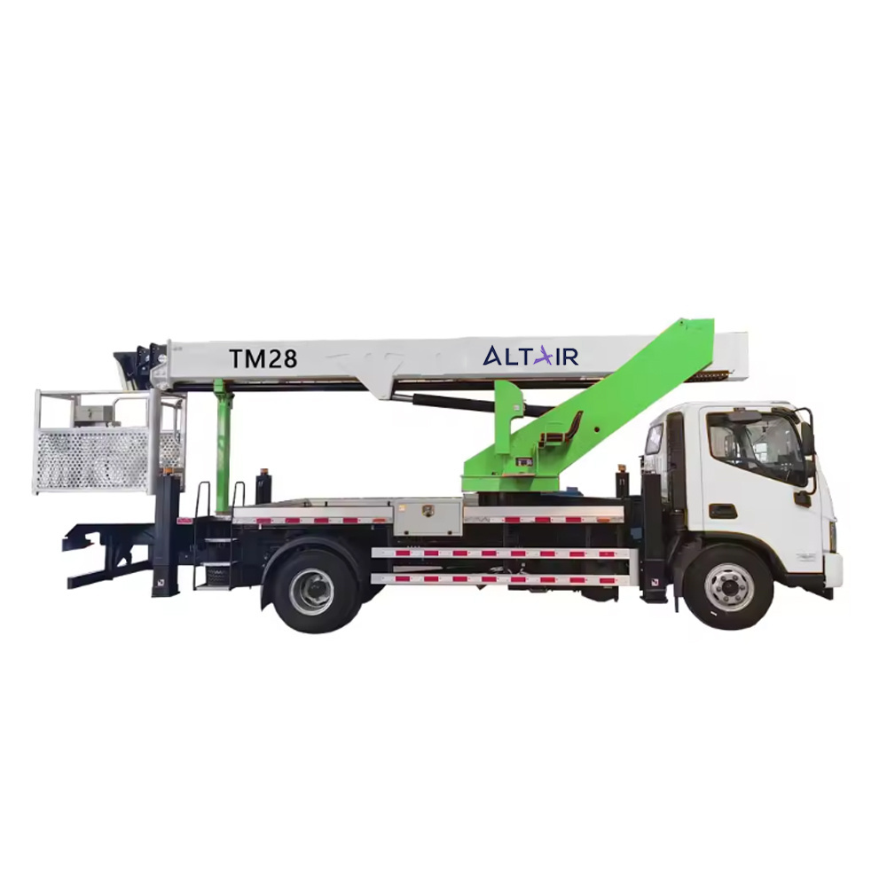 mobile Hydraulic truck mounted telescopic boom lift aerial work platform