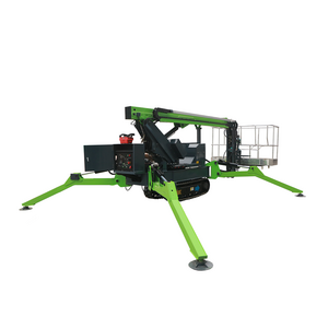 Small Electric Self Propelled Boom Lift Hydraulic Articulating Manlift Telescopic Cherry Picker