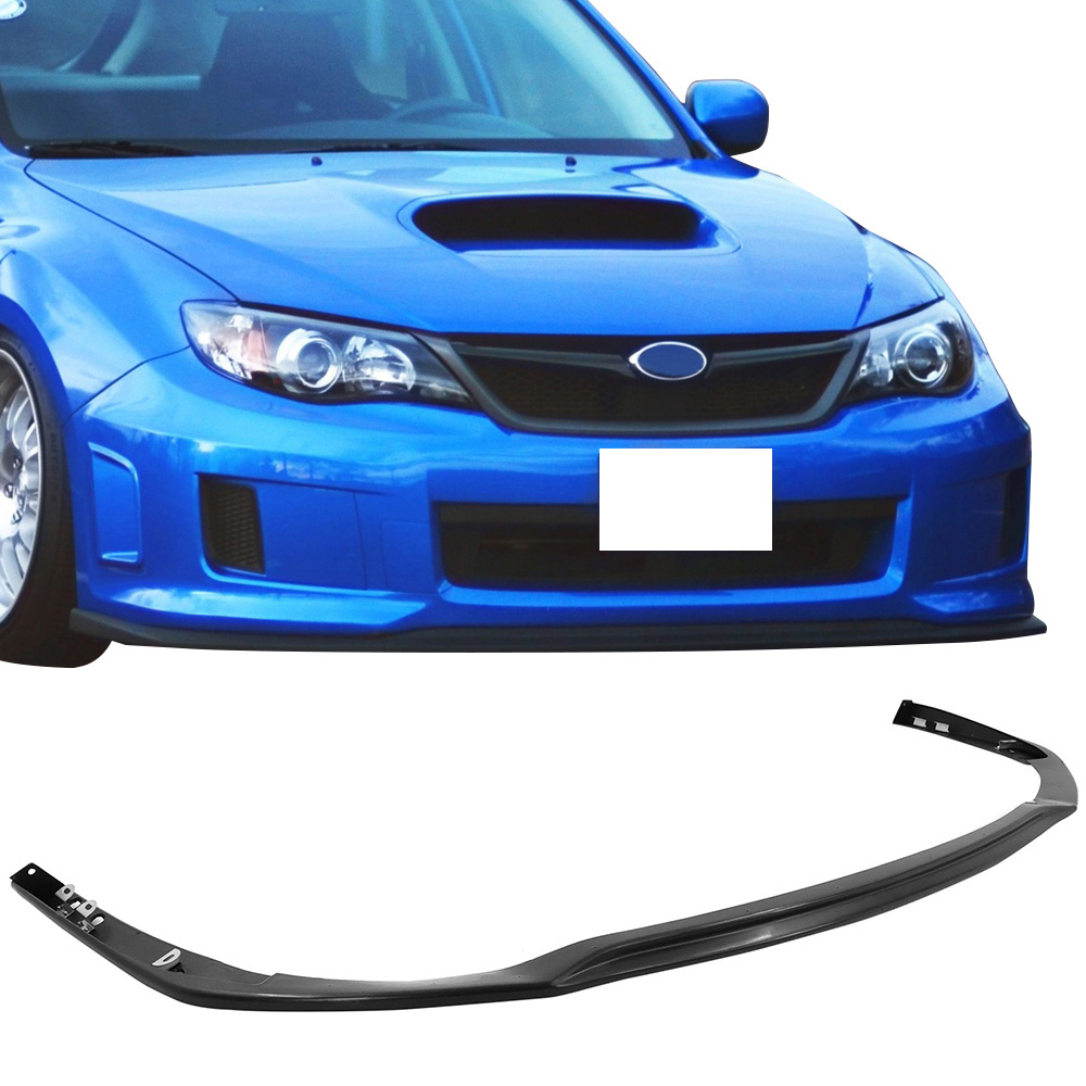 Unpainted Front Bumper Lower Lip Add On Aero Body Kit For 2011-2014 Subaru Impreza WRX STI