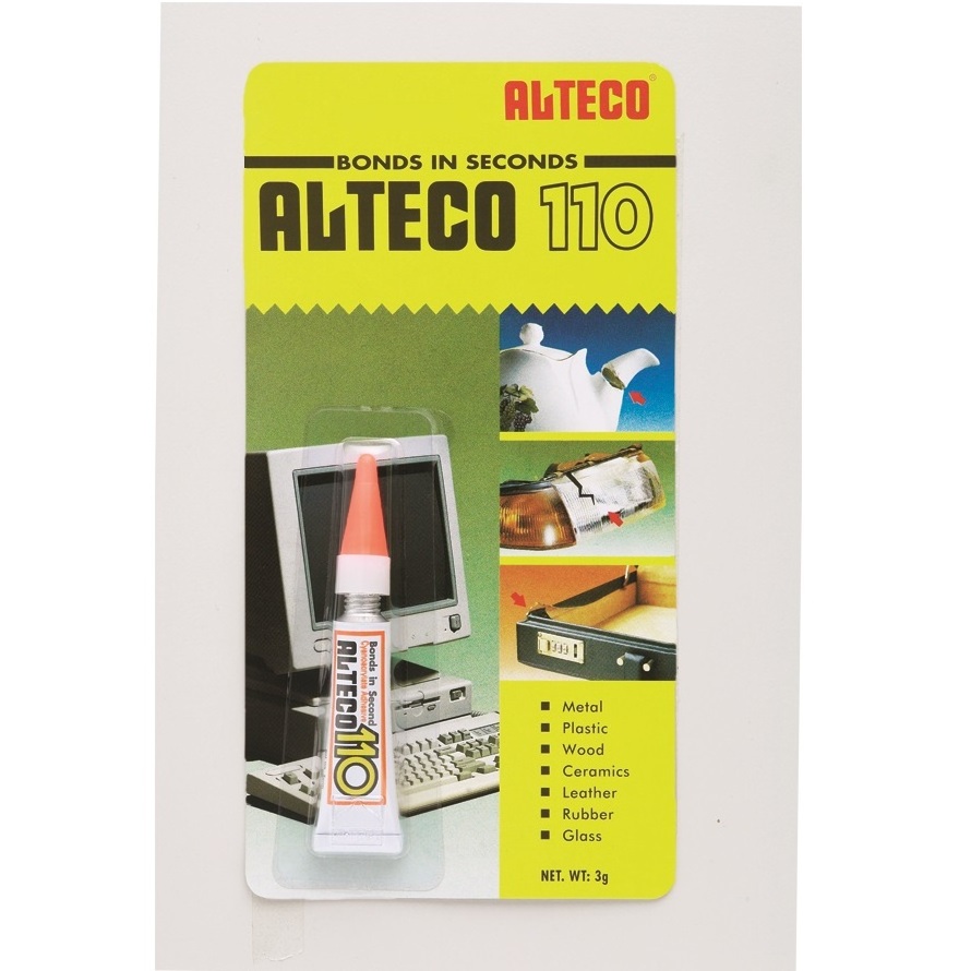 Alteco 110 3g Best Seller Very Strong Liquid Superglue For Household Usages