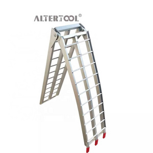 Factory Direct Sale Loading Foldable Aluminum Ramp Adjustable Ladder Aluminum Car Ramps